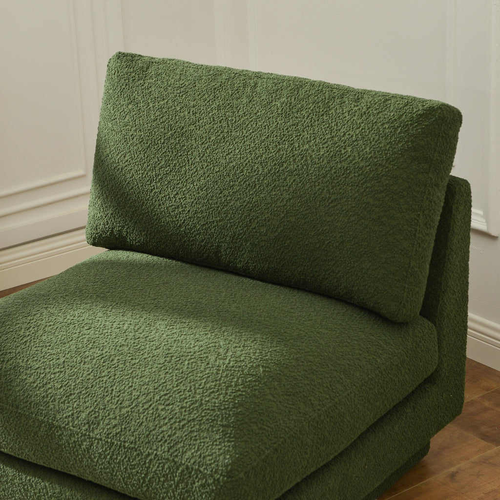 Montyne Bouclé Armless Chair