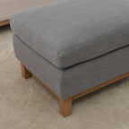Albert Premium Linen Ottoman