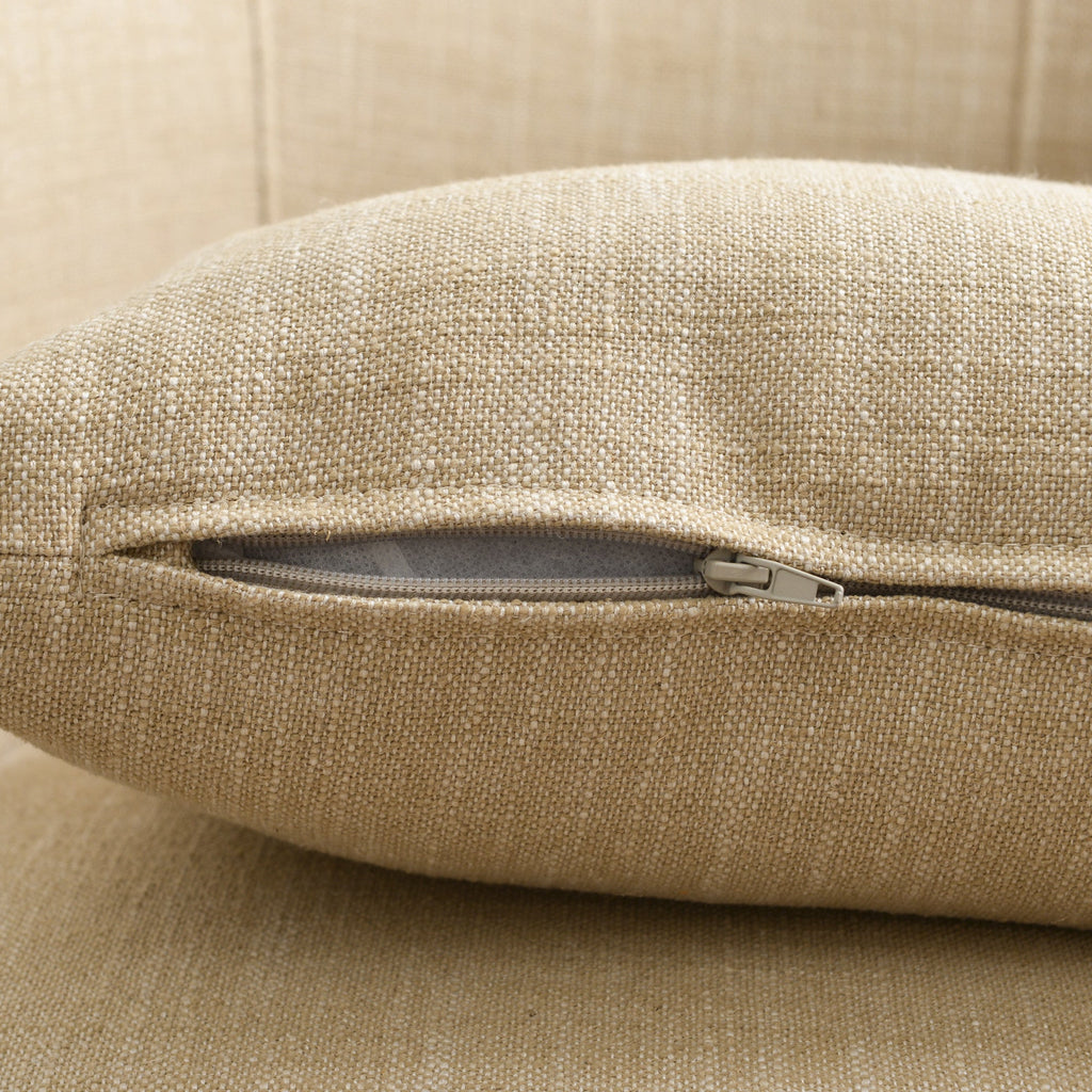 Ashlie Linen Swivel Barrel Chair