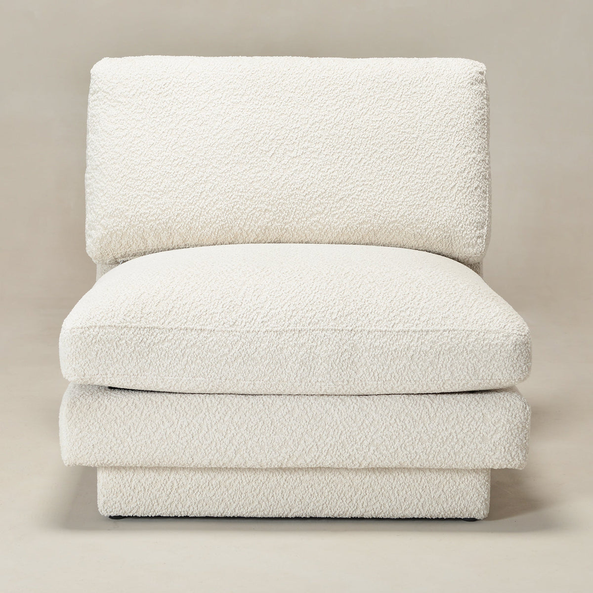 Montyne Bouclé Armless Chair