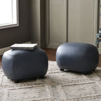 Elmer Faux Leather Ottoman