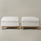 Albert Premium Linen Ottoman