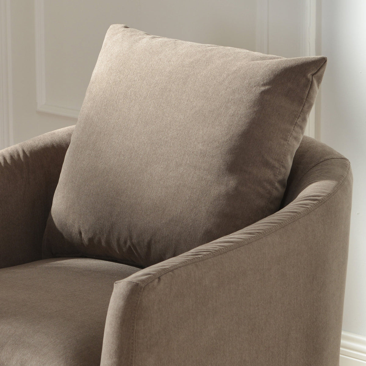 Eliza Slipcover Swivel Barrel Chair