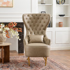Letitia Faux Leather Wingback Chair