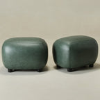 Elmer Faux Leather Ottoman