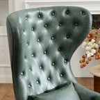 Letitia Faux Leather Wingback Chair