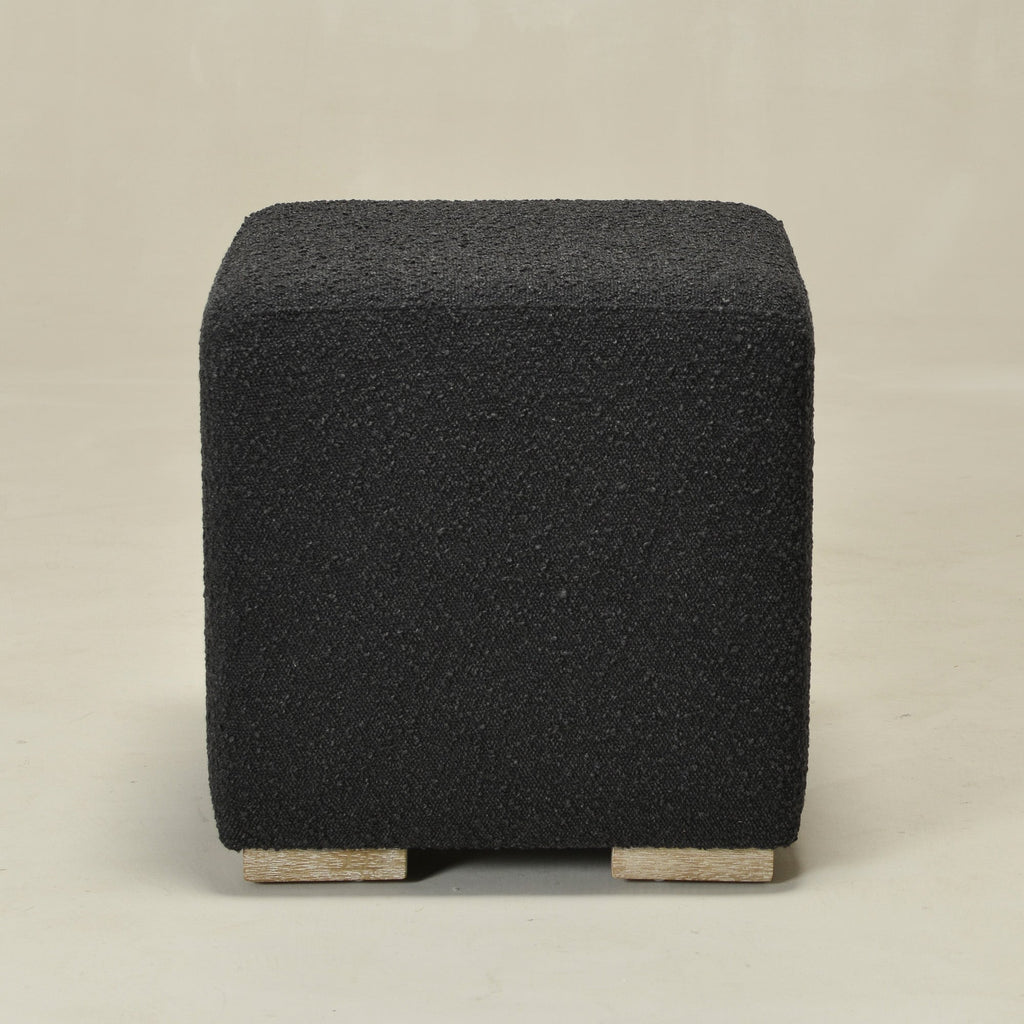 Ida Bouclé Square Ottoman