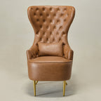Letitia Faux Leather Wingback Chair