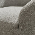 Susie Premium Bouclé Swivel Barrel Chair