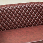 Logan Faux Leather Tufted Loveseat