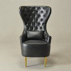 Letitia Faux Leather Wingback Chair