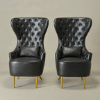 Letitia Faux Leather Wingback Chair