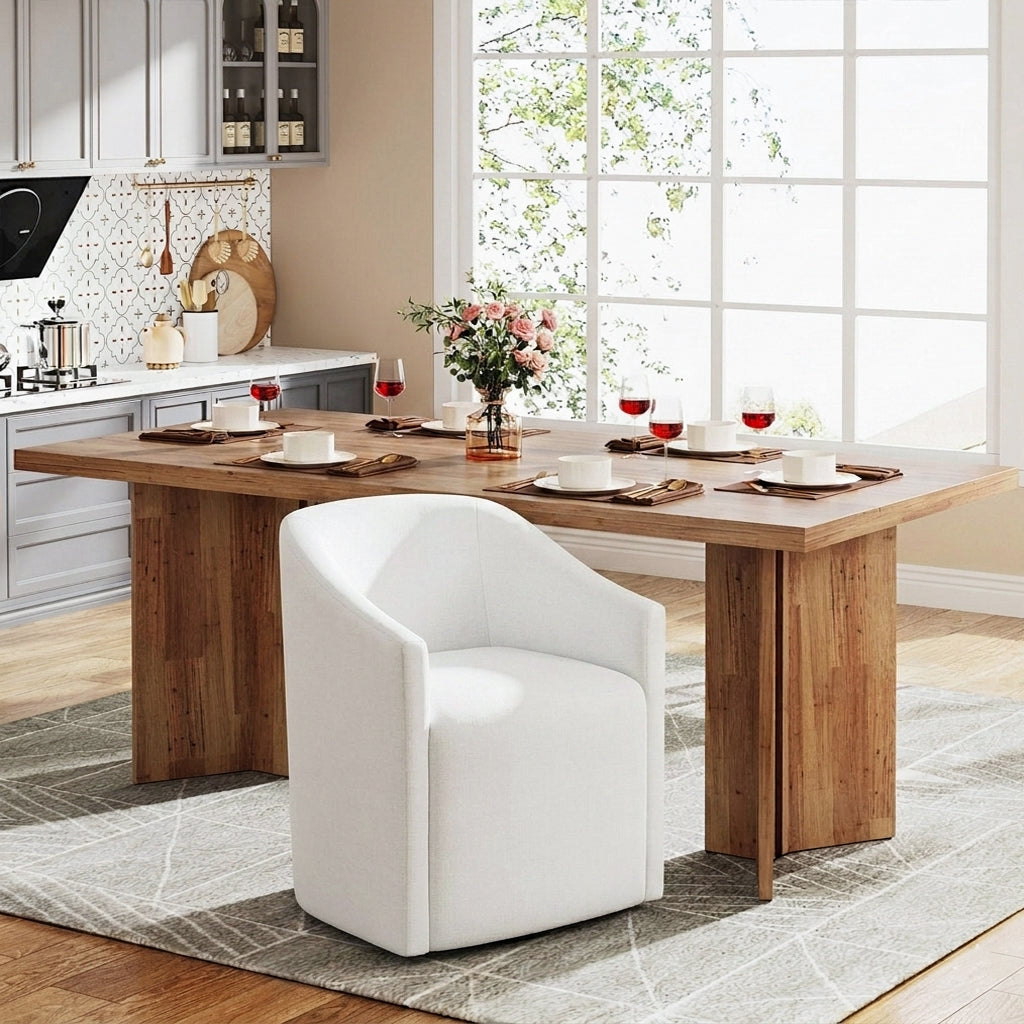 Rafa Performance Linen Dining Chair