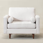 Tiziano Tufted Armchair with Accent Pillows