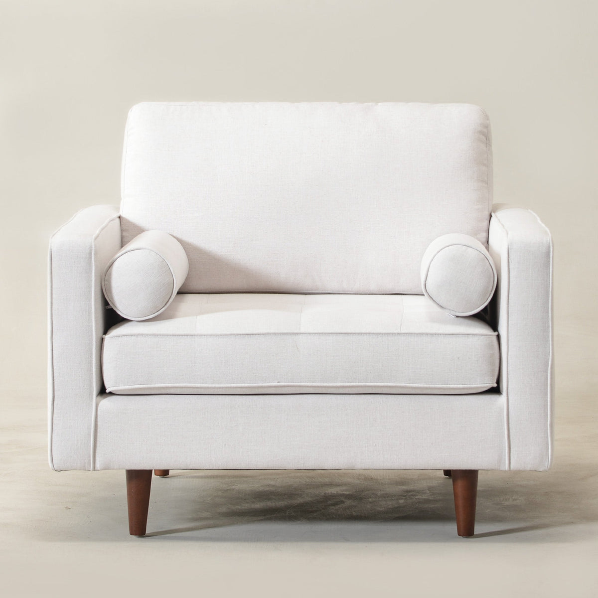 Tiziano Tufted Armchair with Accent Pillows