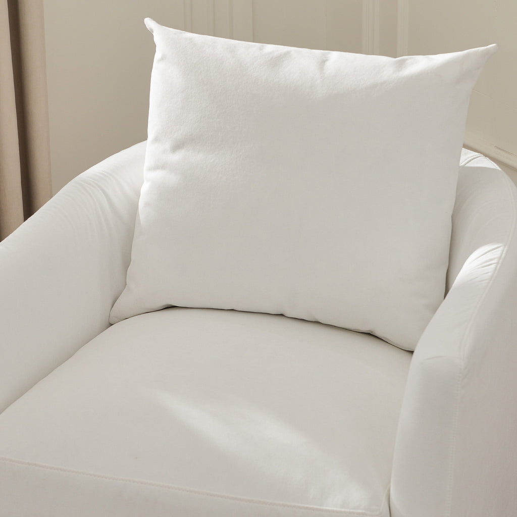 Eliza Slipcover Swivel Barrel Chair