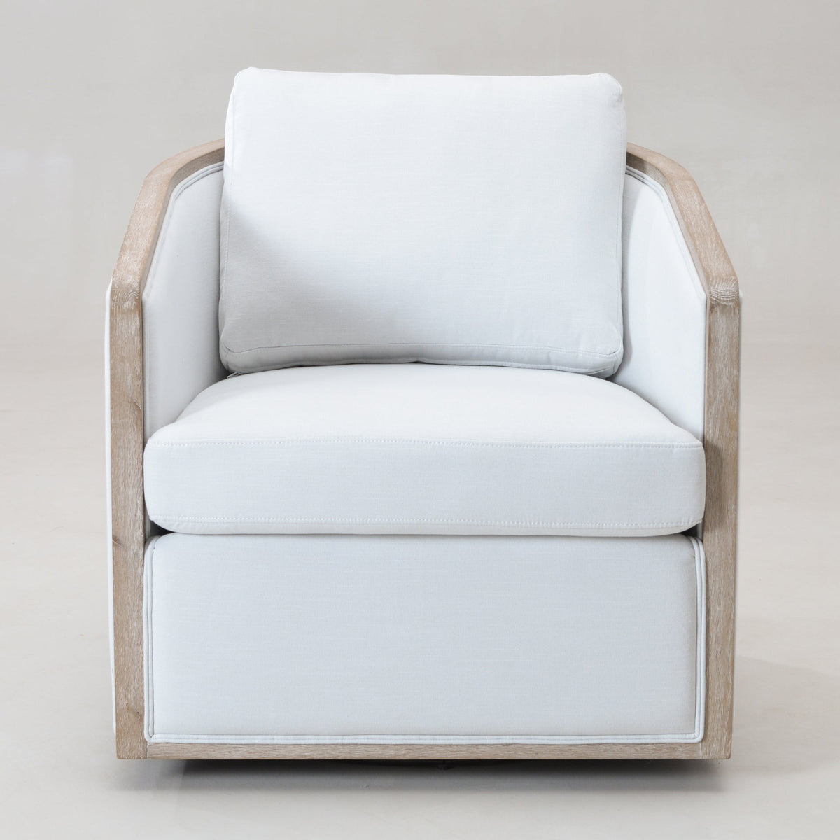 Claude Performance Linen Swivel Chair