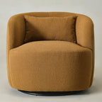 Ashlie Bouclé Swivel Barrel Chair