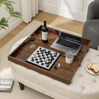 Teratect Square Black Walnut Serving Tray
