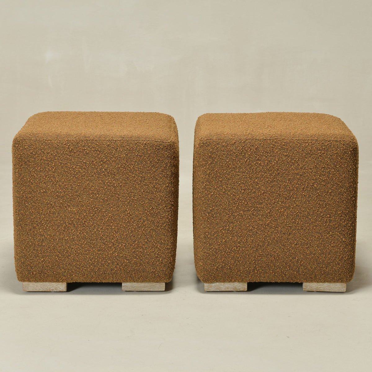 Ida Bouclé Square Ottoman
