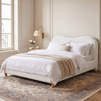 Dorothy Linen Platform Bed