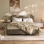 Dorothy Linen Platform Bed