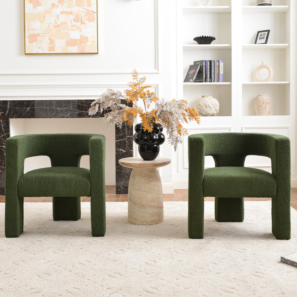 Herbert Modern Bouclé Armchair