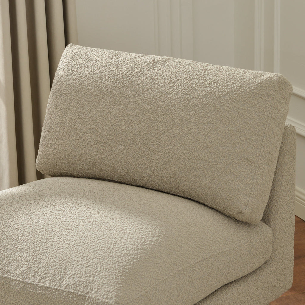 Montyne Bouclé Armless Chair