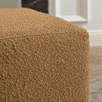 Ida Bouclé Square Ottoman