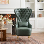 Letitia Faux Leather Wingback Chair
