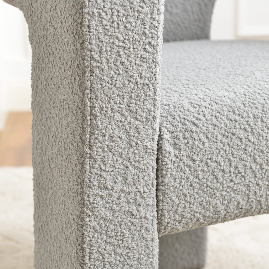 Herbert Modern Bouclé Armchair