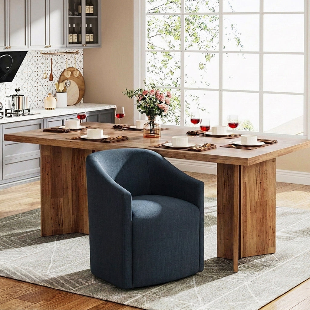 Rafa Performance Linen Dining Chair