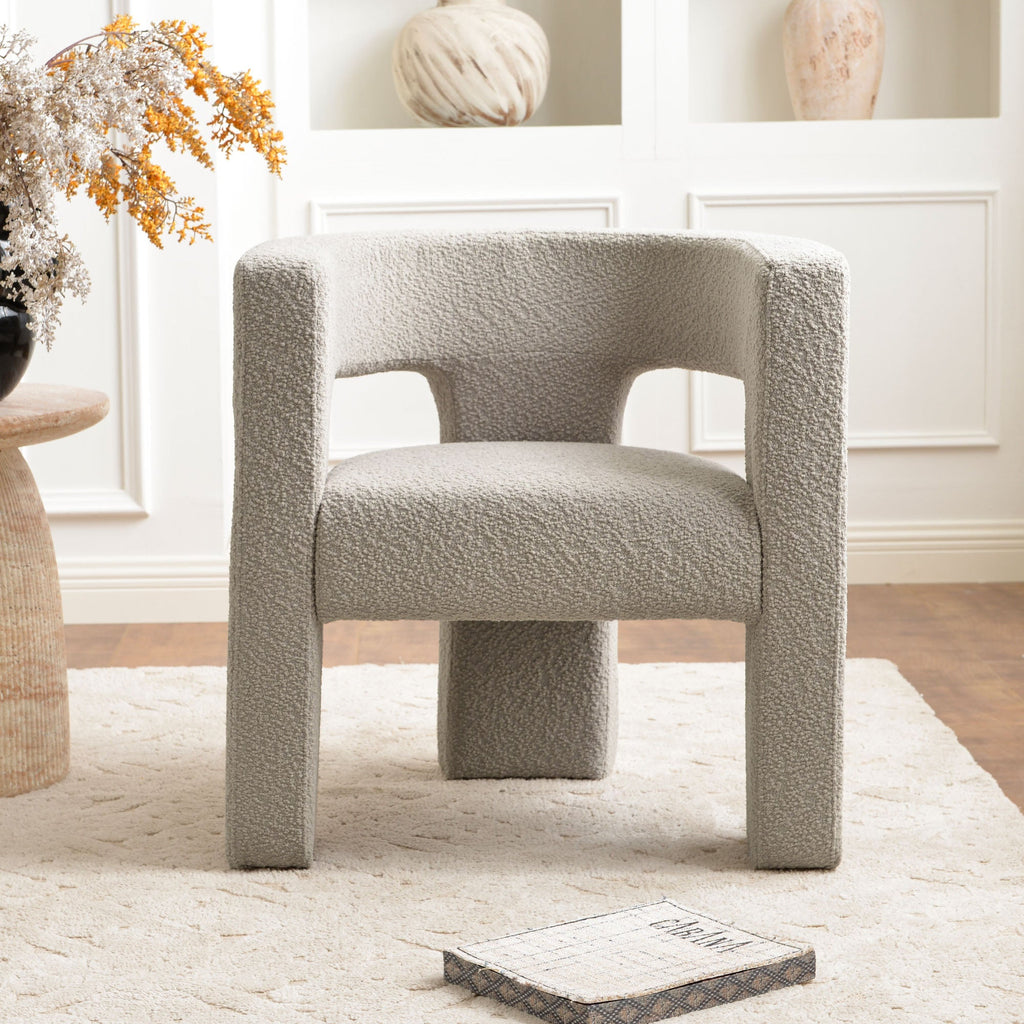 Herbert Modern Bouclé Armchair