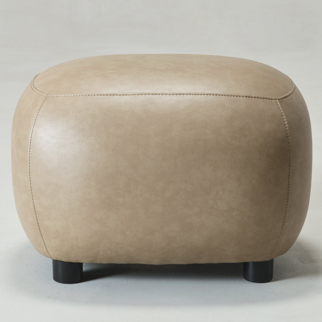 Elmer Faux Leather Ottoman