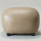 Elmer Faux Leather Ottoman