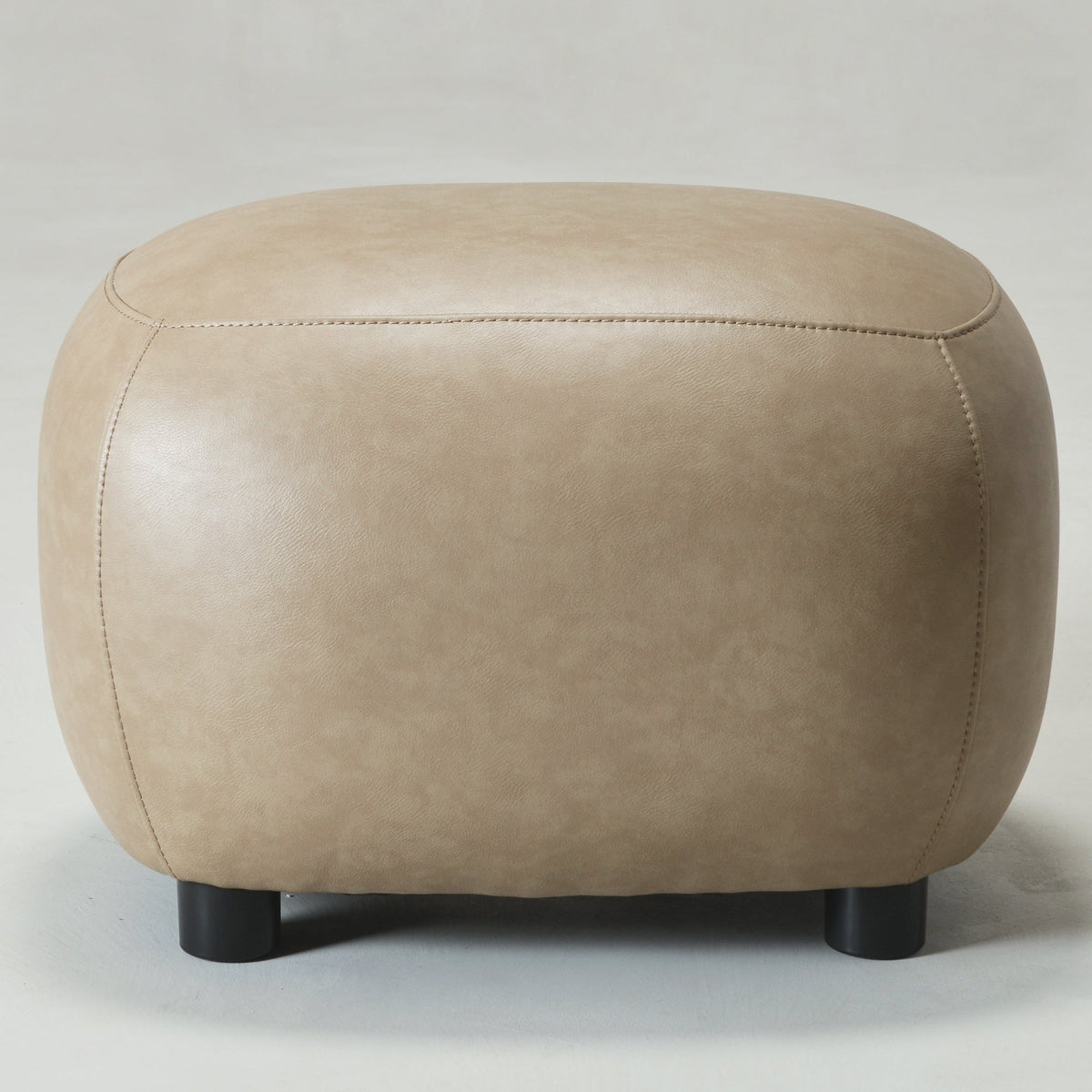 Elmer Faux Leather Ottoman