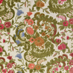 Teratect Exclusive | Susie Botanical Jacquard Swivel Barrel Chair