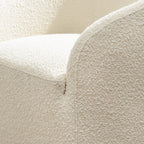 Susie Premium Bouclé Swivel Barrel Chair