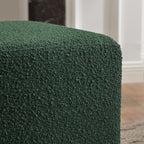 Ida Bouclé Square Ottoman