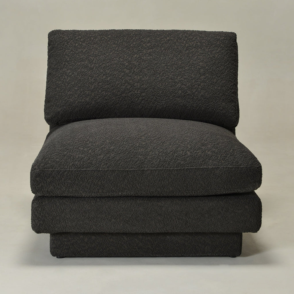 Montyne Bouclé Armless Chair