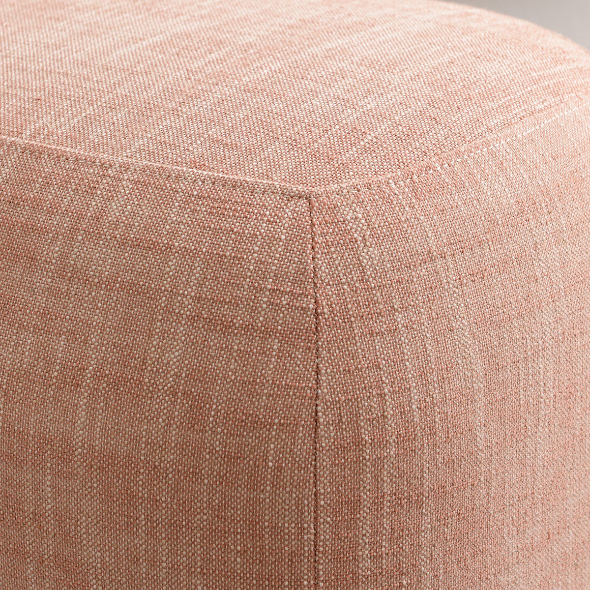 Elmer Linen Ottoman