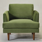 Samuel Tapered Velvet ArmChair