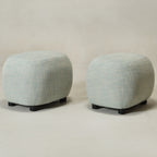 Elmer Linen Ottoman