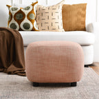 Elmer Linen Ottoman