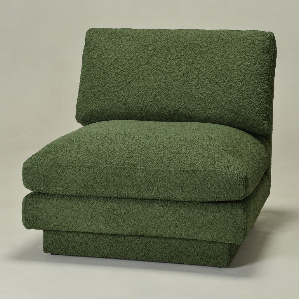 Montyne Bouclé Armless Chair