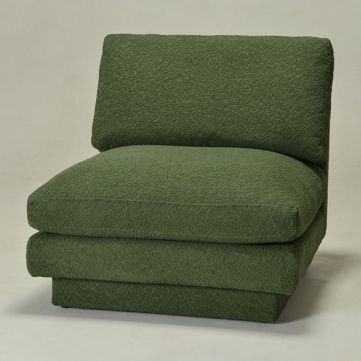 Montyne Bouclé Armless Chair