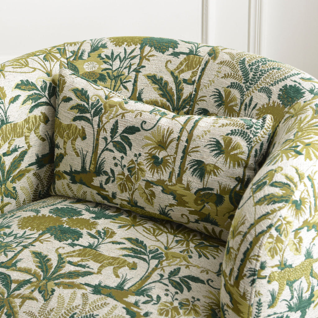 Teratect Exclusive | Ashlie Embroidered Fabric Swivel Chair