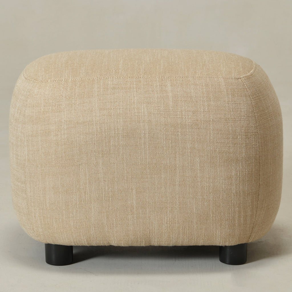 Elmer Linen Ottoman