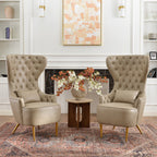 Letitia Faux Leather Wingback Chair