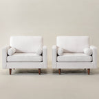 Tiziano Tufted Armchair with Accent Pillows